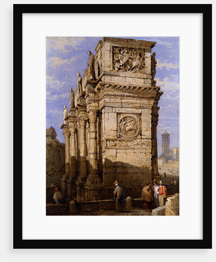 Arch of Constantine, Rome by Samuel Prout