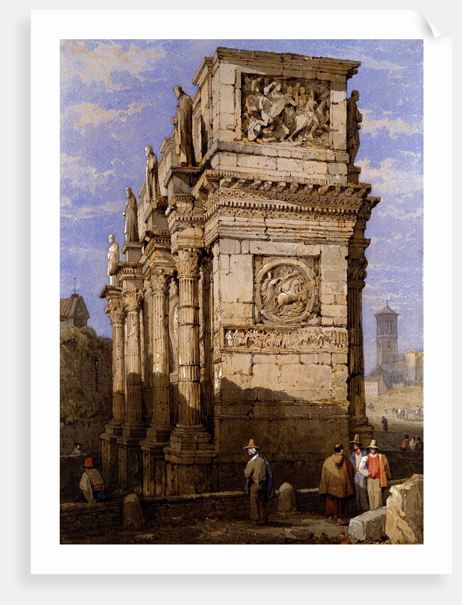 Arch of Constantine, Rome by Samuel Prout