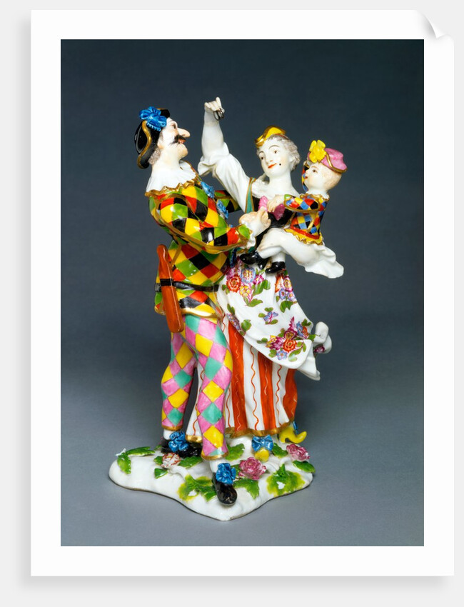 Harlequin and Family by Johann Joachim Kändler