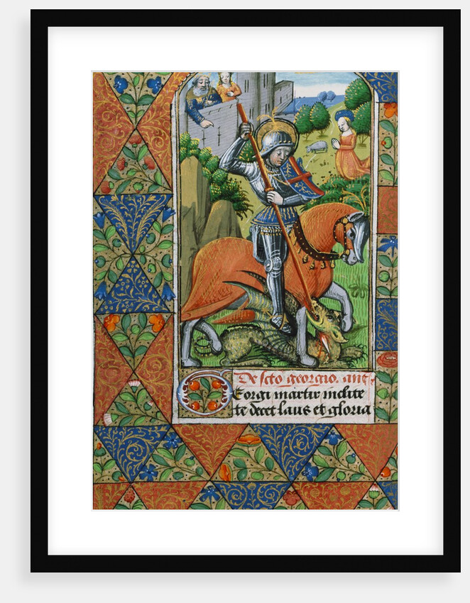 Suffrage to St. George. Rouen, France, late 15th century. by Unknown