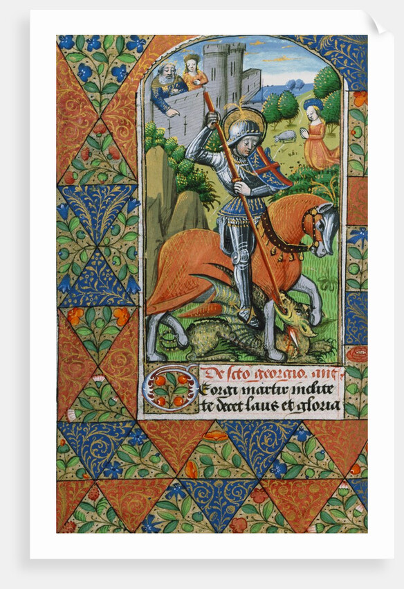 Suffrage to St. George. Rouen, France, late 15th century. by Unknown