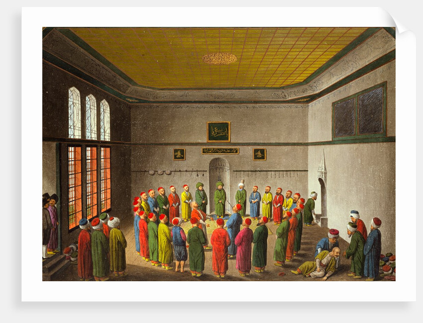 Convent of the Rufai Dervishes. Turkey, early 19th century by Anonymous Greek artist
