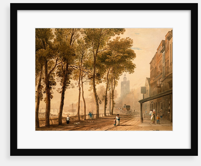 Cheyne Walk, Chelsea by John Varley