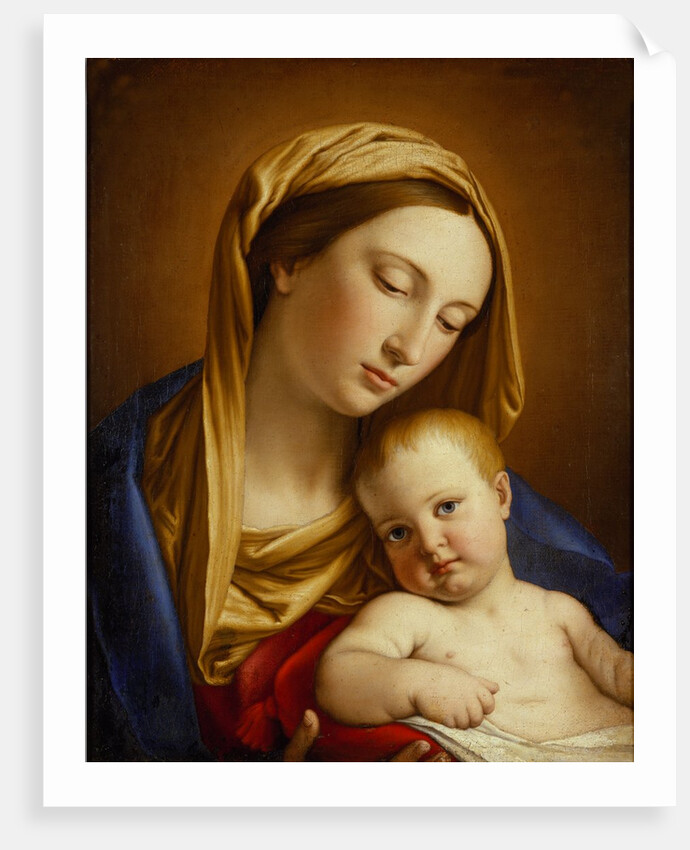 Virgin and Child by Sassoferrato
