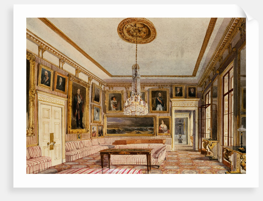 The Striped Drawing Room, Apsley House by Thomas Shotter Boys