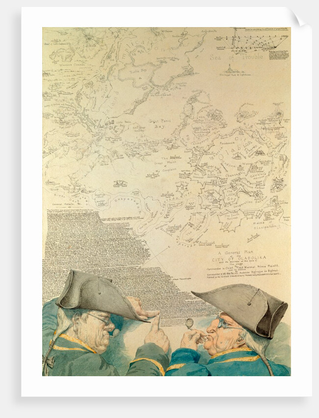 Sketch to illustrate the Palsions patriotism by Richard Dadd