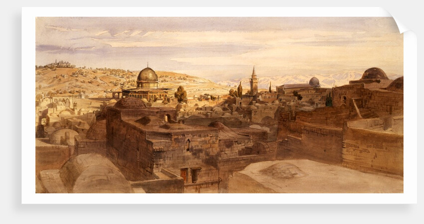 Jerusalem, Holy Land by Karl Werner