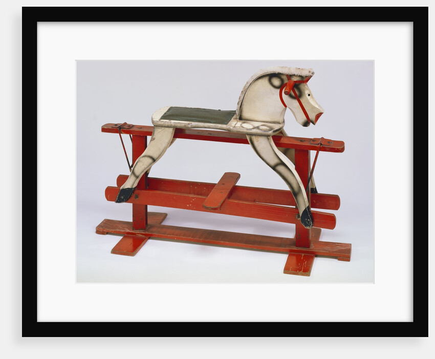 Wooden rocking horse. England, mid-20th century by Unknown