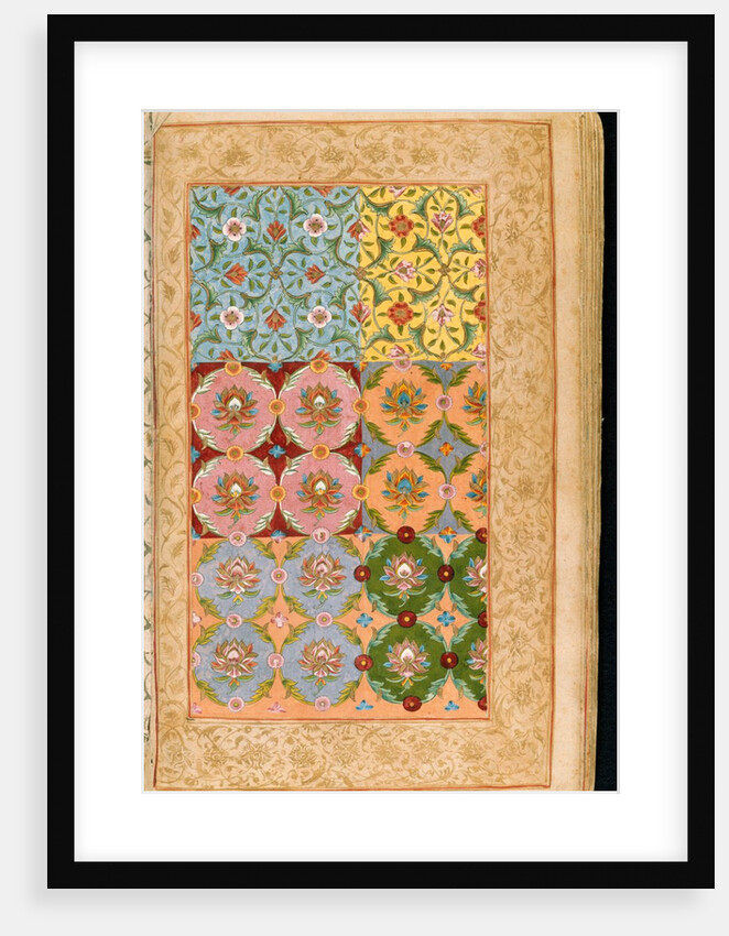 Page from Floral Designs for Textiles by Anonymous