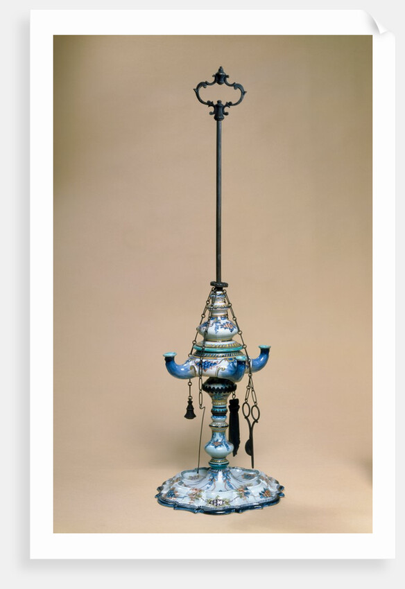 Triple-spouted Lamp by Unknown