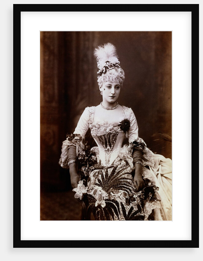 Kate Vaughan as Lady Teazle in The School for Scandal. England, late 19th century by Anonymous