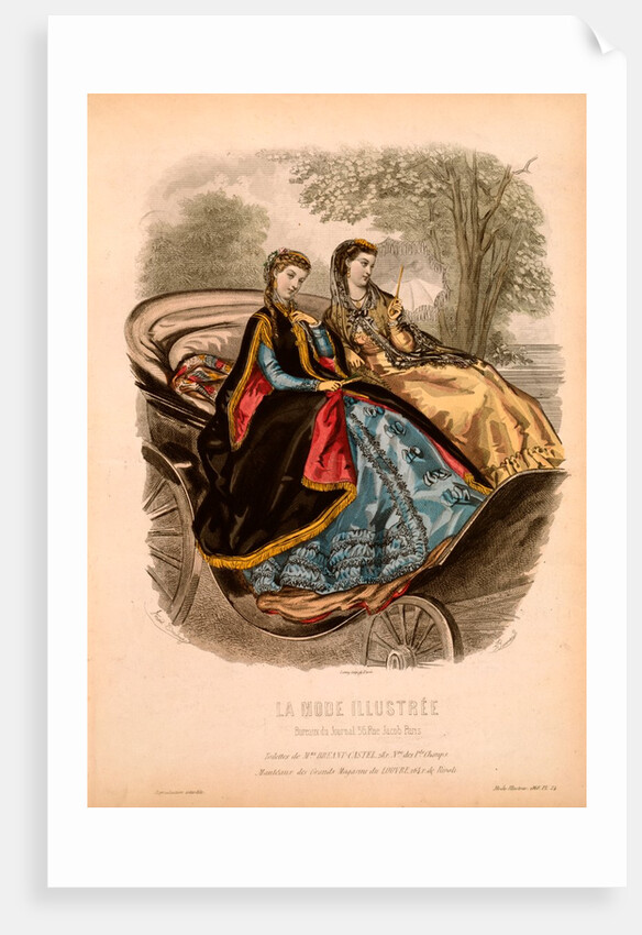 Day dresses. France, mid-19th century by Unknown