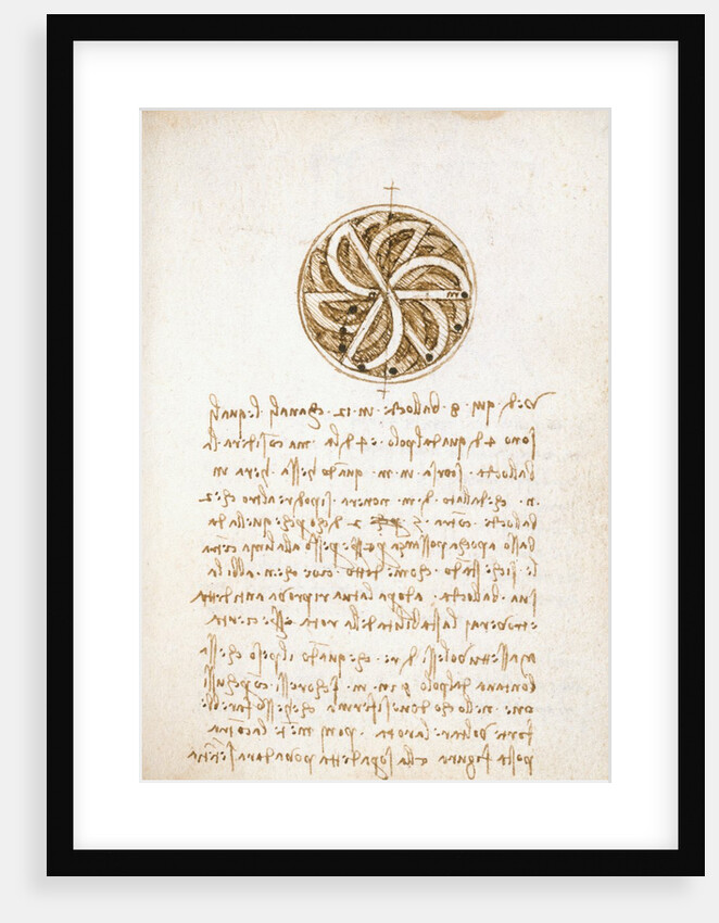 Page from the Forster Codex II by Leonardo da Vinci