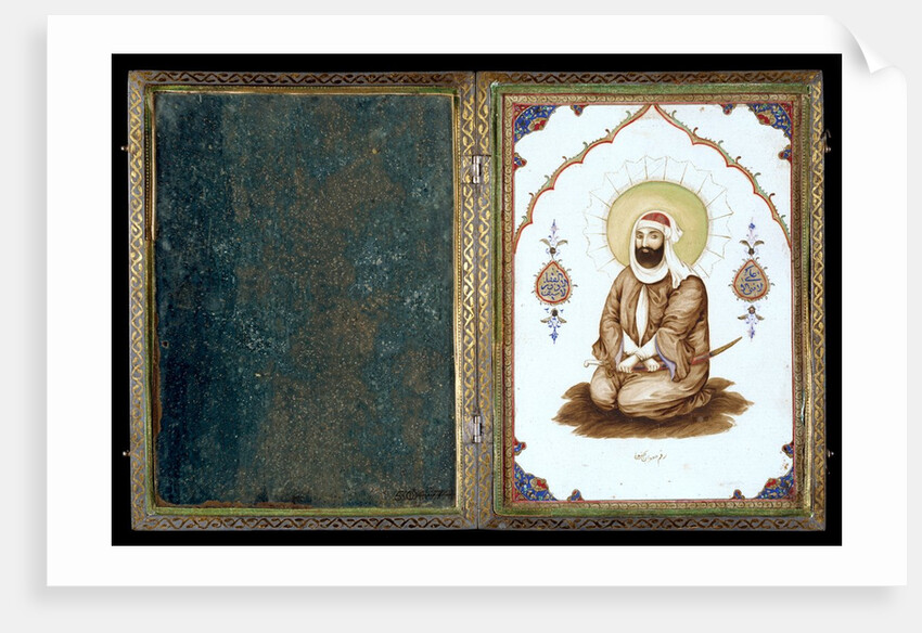 Hinged pocket mirror by Unknown