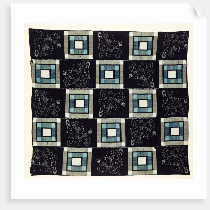 Quilt Cover. Japan, 19th-20th century. by Unknown