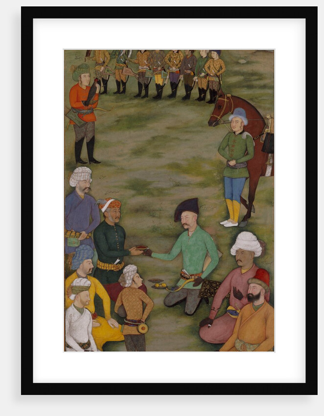 The Mughal Ambassador and the Shah of Persia by Unknown