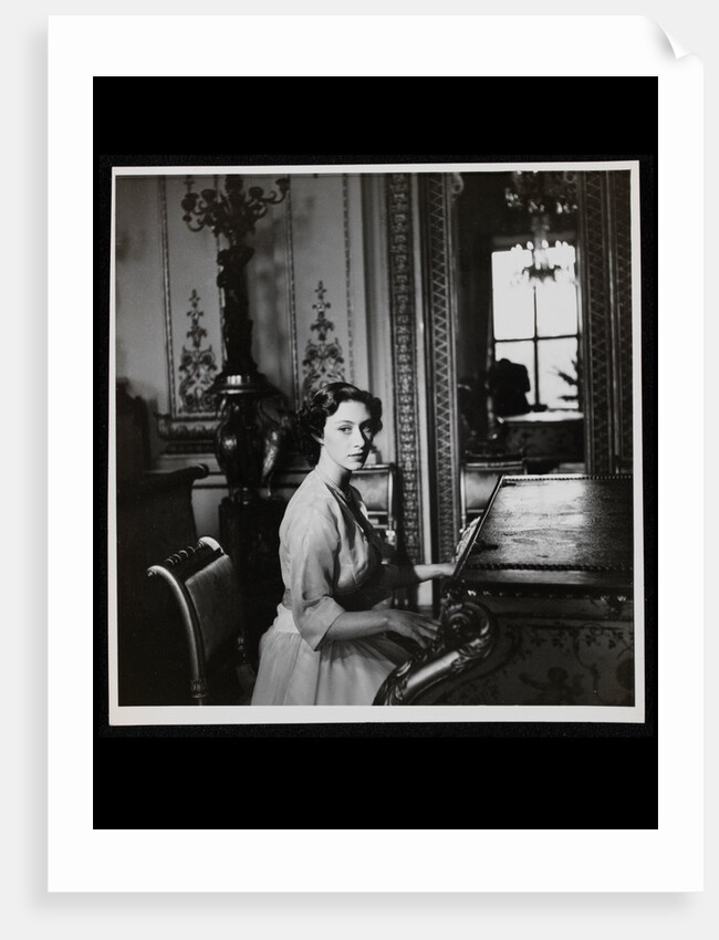Princess Margaret by piano by Cecil Beaton