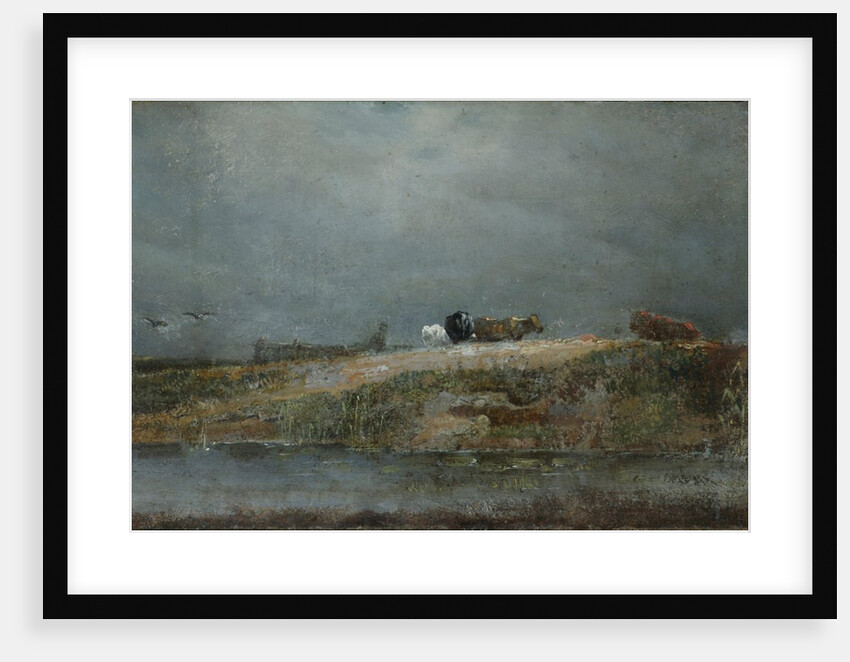 Hampstead Heath with cows by William Mulready