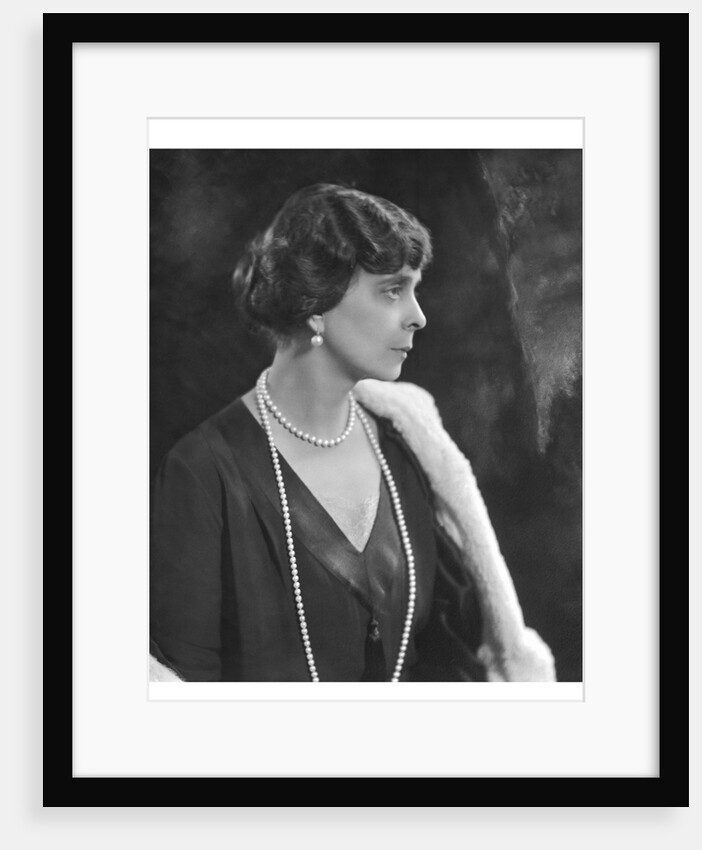 Side portrait of her Grand Duchess Helena of Russia by Lafayette Portrait Studios