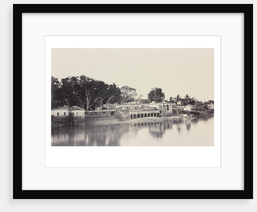 Ghats near the south end of the Bridge by Captain Linnaeus Tripe
