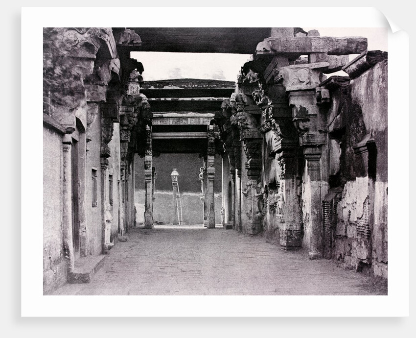 Entrance to the Steps, Leading up to the Pagoda on the Rock, Looking Towards the Street by Captain Linnaeus Tripe