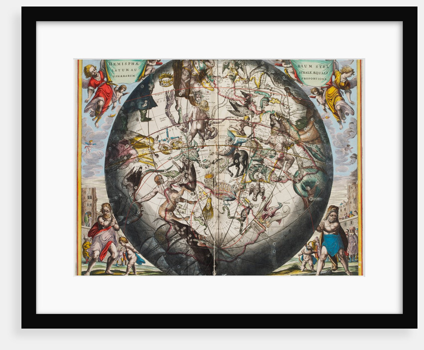 Haemisphae Latumau Sphaerarum, Rium Stel Strale Aequali Proportione by Andreæ Cellarius