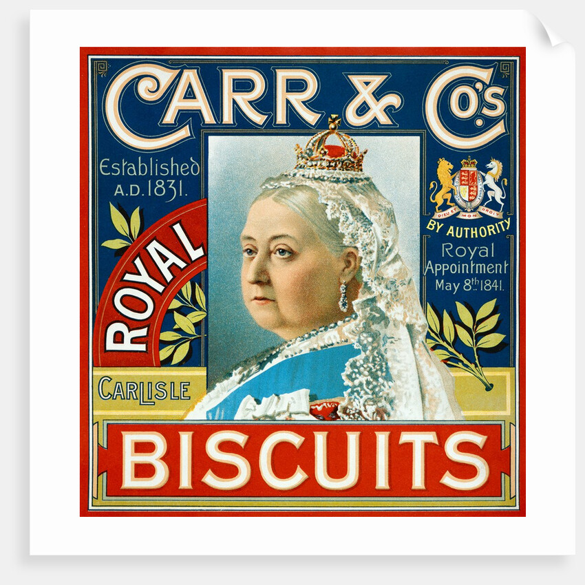 Tin of Royal Biscuits by Carr & Co.