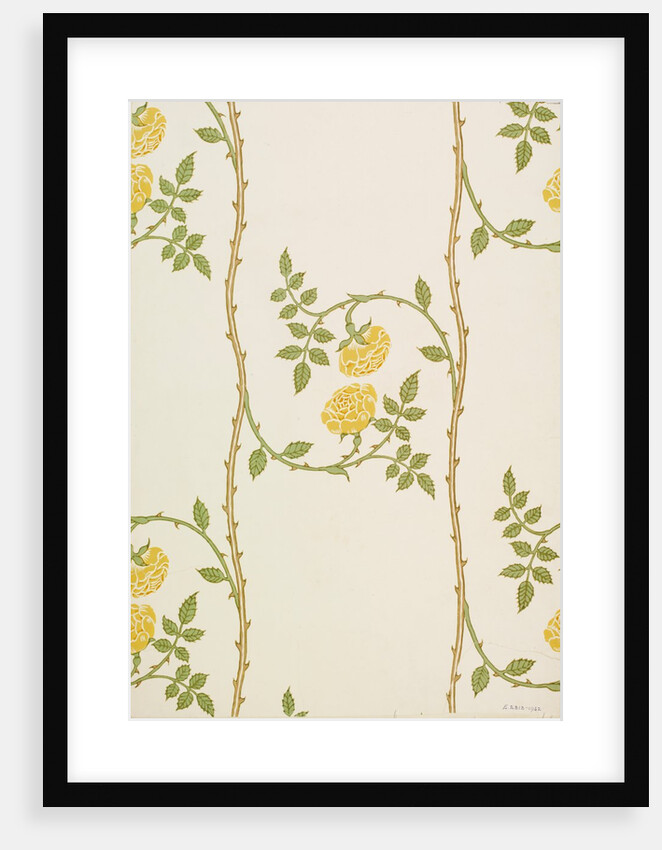 The Rosamund Decoration wallpaper by Walter Crane