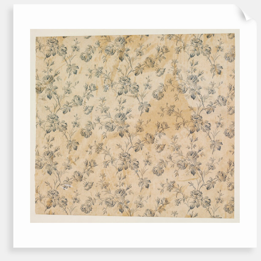 Floral wallpaper by Anonymous