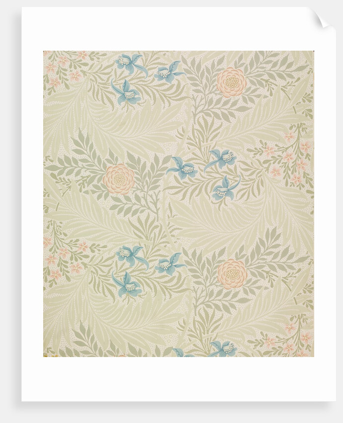 Larkspur wallpaper by William Morris