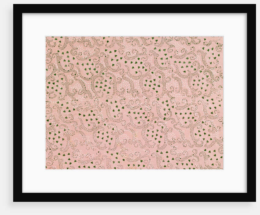 Pattern from a collection of 214 specimens of ornamental paper used for books and other decorative purposes by Unknown