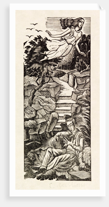 Illustration from Almanack 1929 by Eric Ravilious