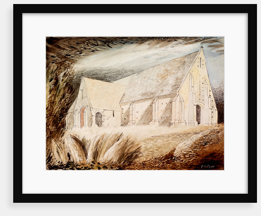 Tithe Barn, Great Coxwell by John Piper