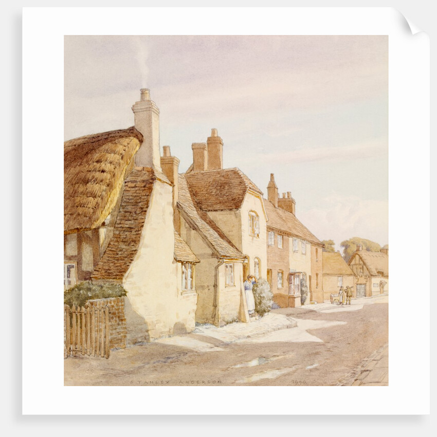 Old Cottages, Long Crendon by Stanley Anderson