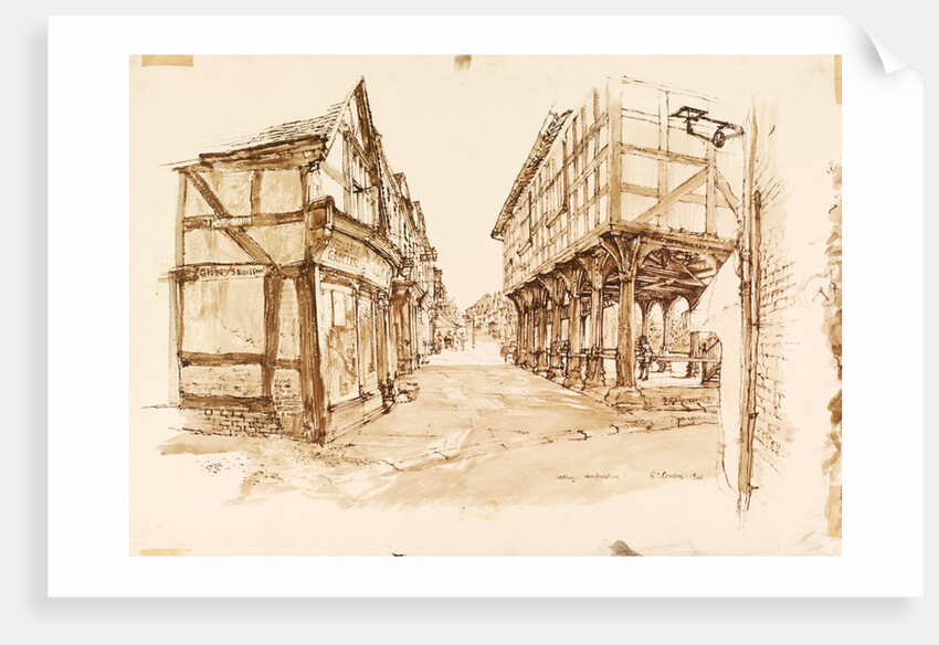 Old Market House by Raymond Teague Cowern