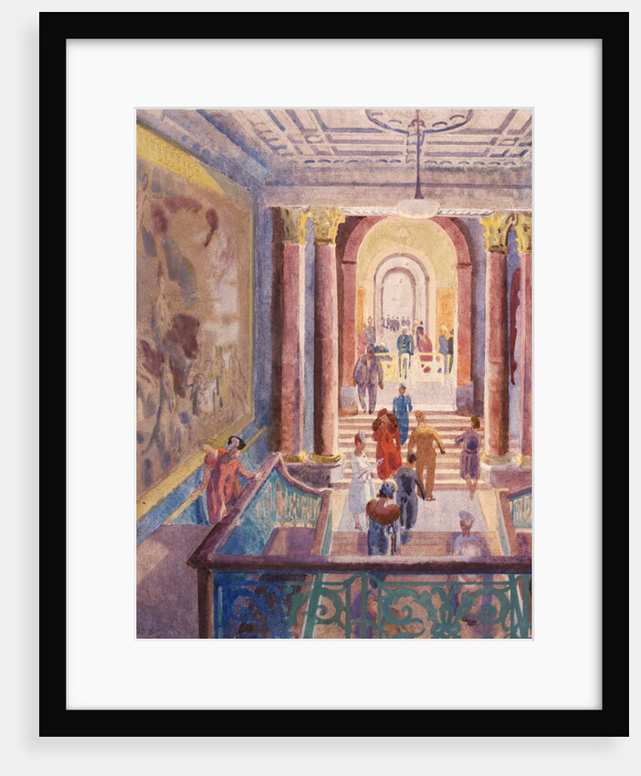 Staircase, Burlington House by Walter Bayes