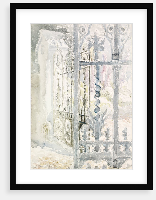 Gates at the Hermitage, Lansdown, Bath by Clifford Ellis