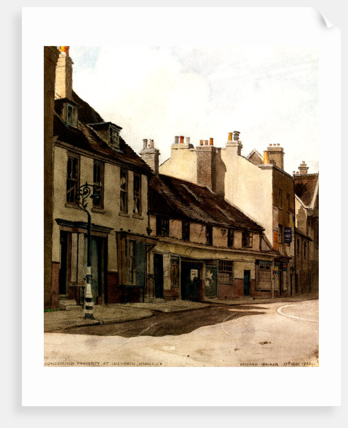 Condemned Property at Isleworth by Edward Walker