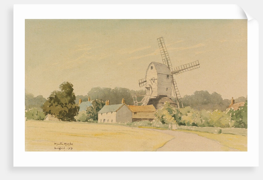 Laxfield Mill by Martin Hardie
