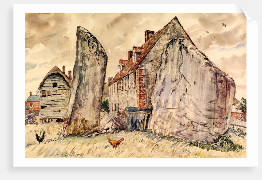 Adam and Eve, Monoliths, Avebury by Vincent Henry Lines