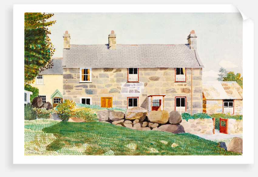 Swan Cottages, Ro-Wen, Conway Valley by Kenneth Rowntree