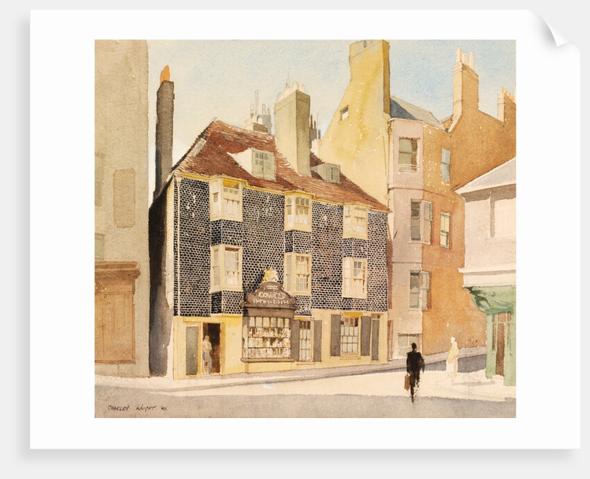House and Shop in Pool Valley, Brighton by Charles Knight