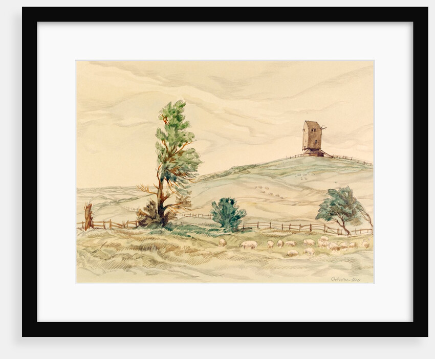 Brangwyn's Mill, Winchelsea, Sussex by Adrian Hill