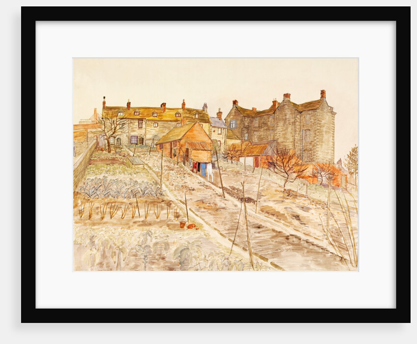 King Athelstan's Palace, and Stables (Now Cottages), Malmesbury by Louisa Puller