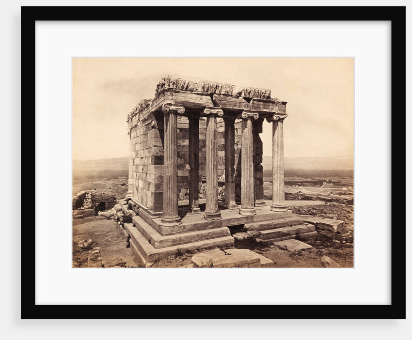 Athens Temple of Victory by Francis Frith & Co.