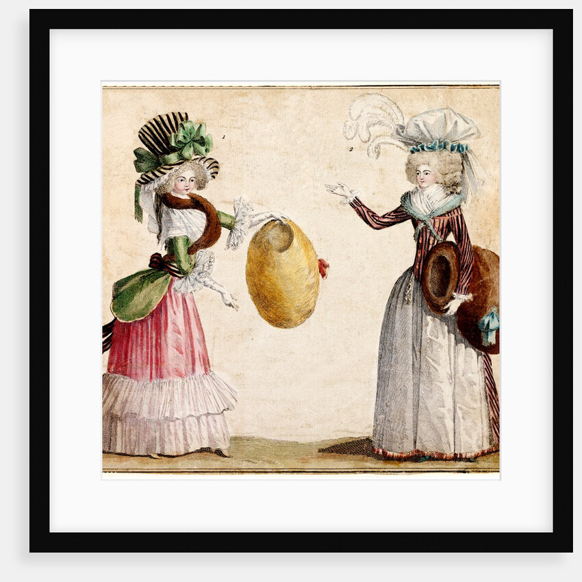 Fashion plate depicting women's costume by Unknown