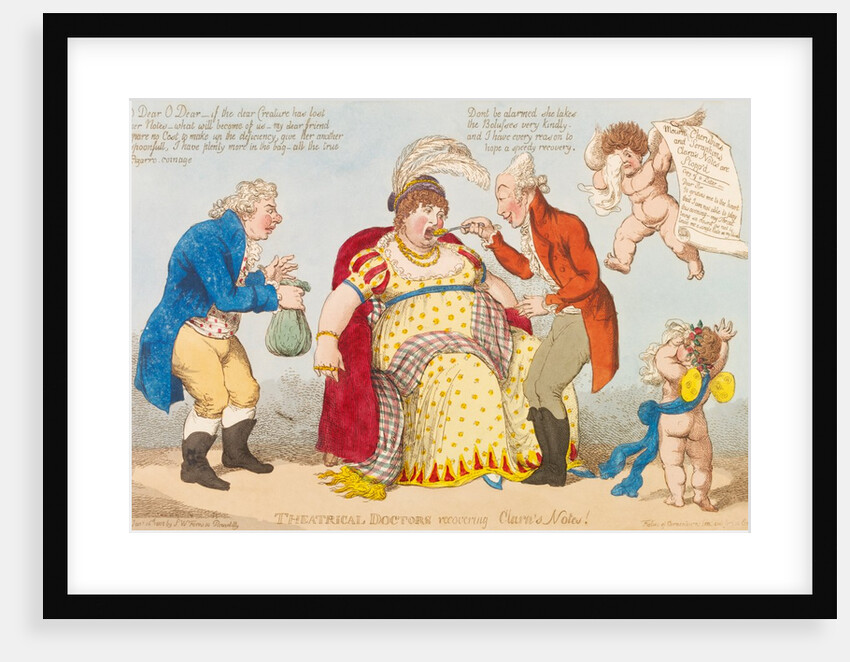 Theatrical Doctors recovering Clara's Notes by S. W. Fores