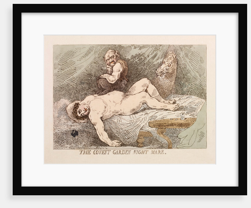 The Covent Garden Night Mare by Thomas Rowlandson