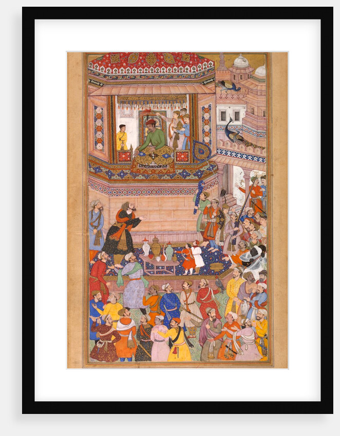 Husain Quli Khan Jahan paying his respects to Akbar by Anonymous