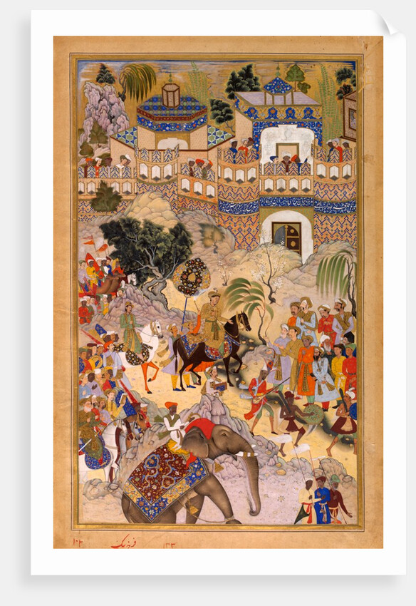 Akbar's Triumphant Entry into Surat by Farrukh